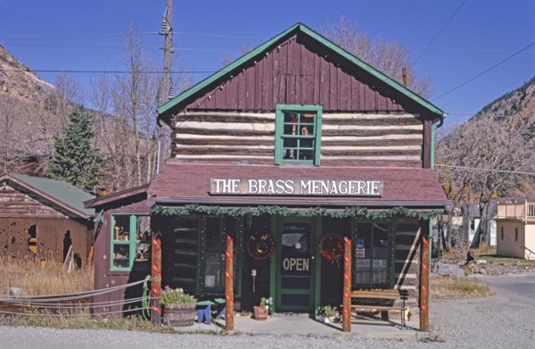 1990s America -  The Brass Menagerie, 7th Street, Georgetown, Colorado 1991