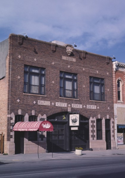1980s America -  Firehouse Restaurant, Rapid City, South Dakota 1987