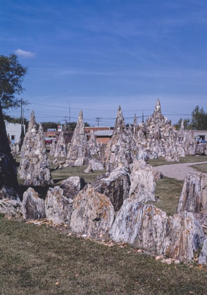 1980s America -   Petrified Rock Park, Lemmon, South Dakota 1987