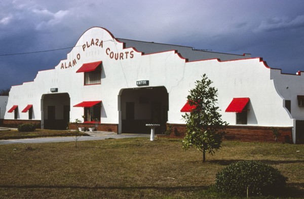 1970s United States -  Alamo Plaza Hotel Courts, Shreveport, Louisiana 1979