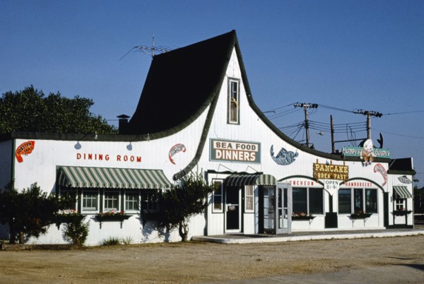 1970s America -   Sea food dinners, Seaside Heights, New Jersey 1978