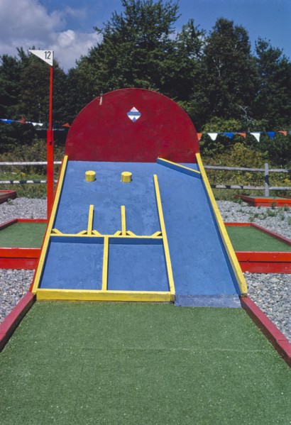 1980s America -  Hole in One mini golf, Route 1, Waldoboro, Maine 1984