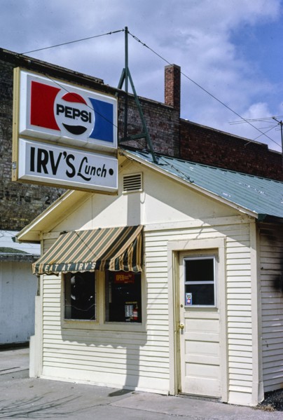 1980s America -   Irv's Lunch, Galesburg, Illinois 1980