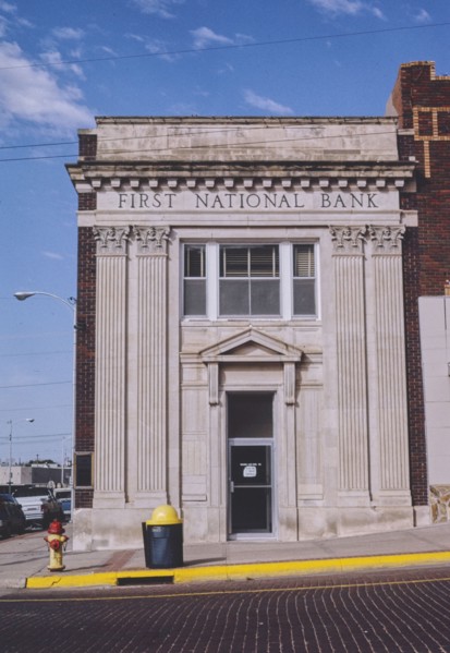 1990s United States -  First National Bank, Norris Avenue, McCook, Nebraska 1993
