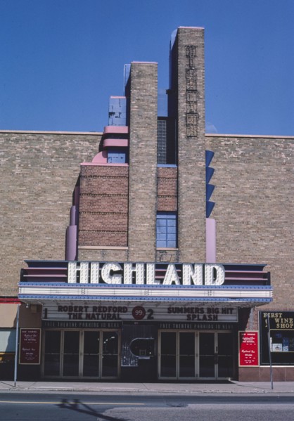 1980s America -  Highland Theater, St Paul, Minnesota 1984