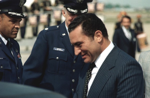 Vice President Hosni Mubarak of Egypt