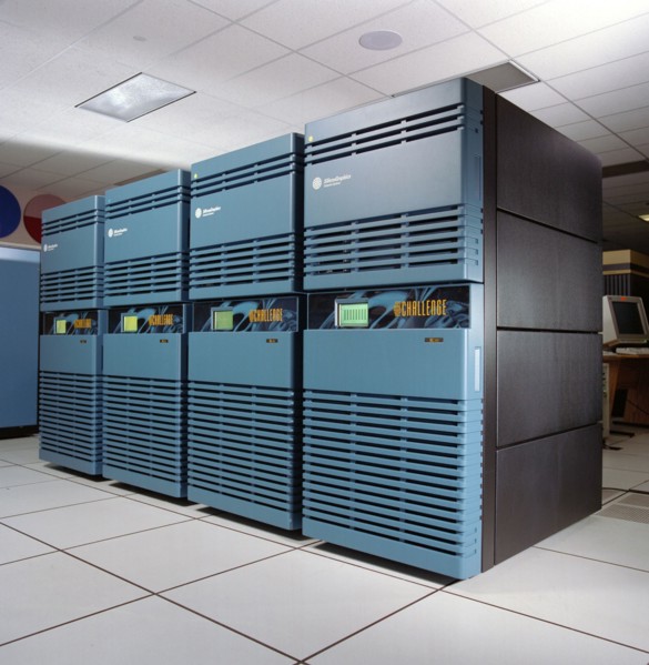 N-258 NAS (Numerical Aerodynamic Simulation) Computers - Silicon Graphics Power Challenge ca. 1997