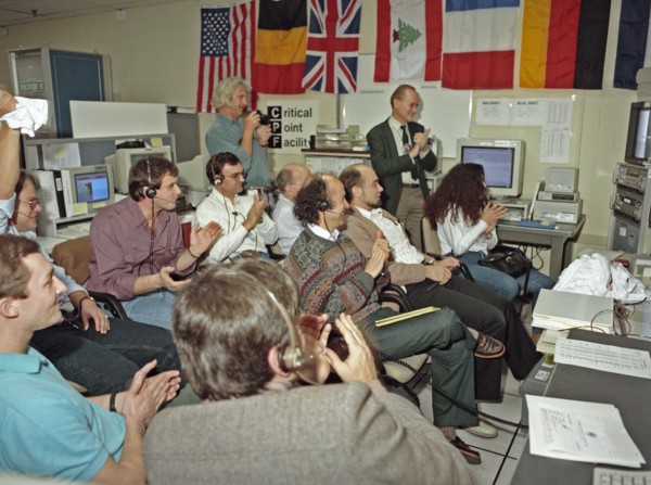 1992 - The Huntsville Operations Support Center (HOSC) Spacelab Payload Operations Control Center (SL POCC) at the Marshall Space Flight Center (MSFC).