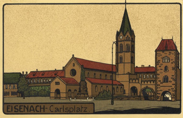 Karlsplatz à Eisenach