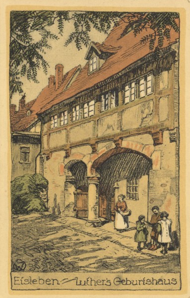 Maison natale de Luther à Eisleben