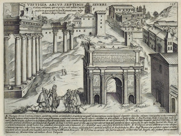 Remains of the Arch of Septimius Severus