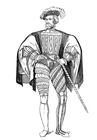 french costume um 1525