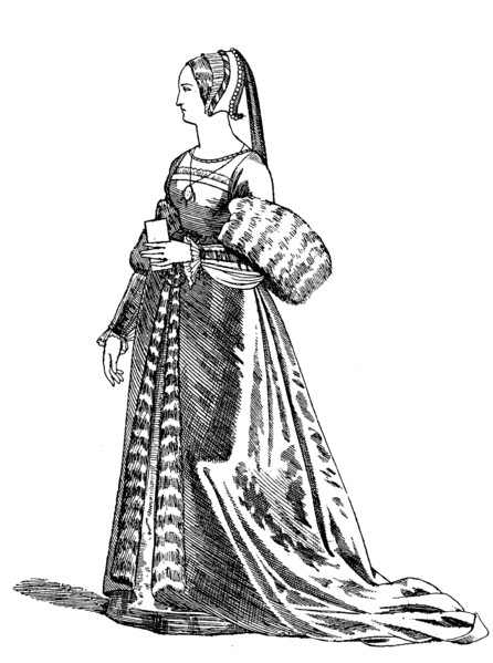 french lady on the court of king Franz I.
