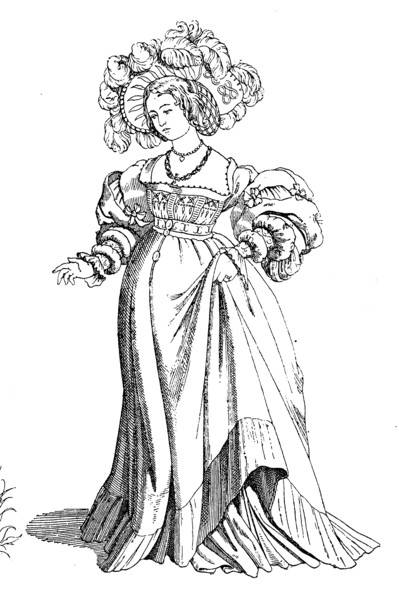 german lady in the year 1520