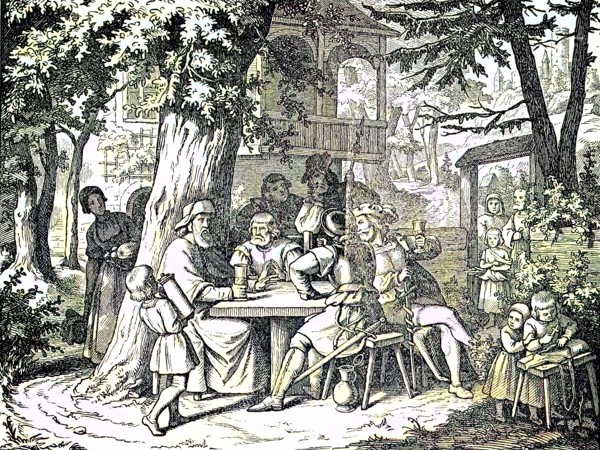 Pilgrim's return from Palestine