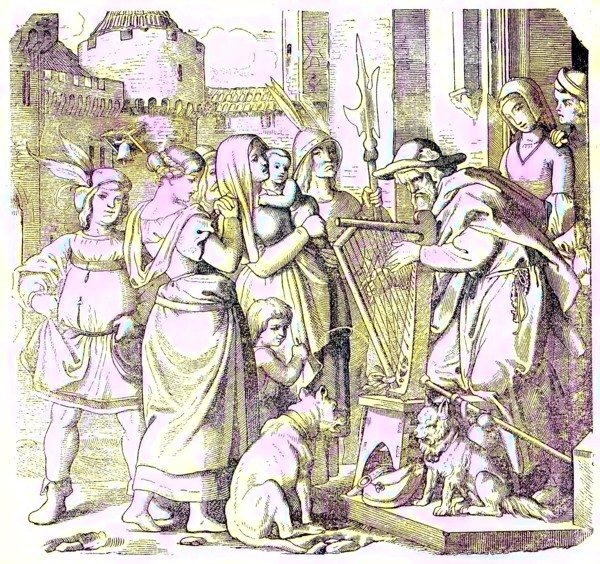 traveling singer in the middle ages