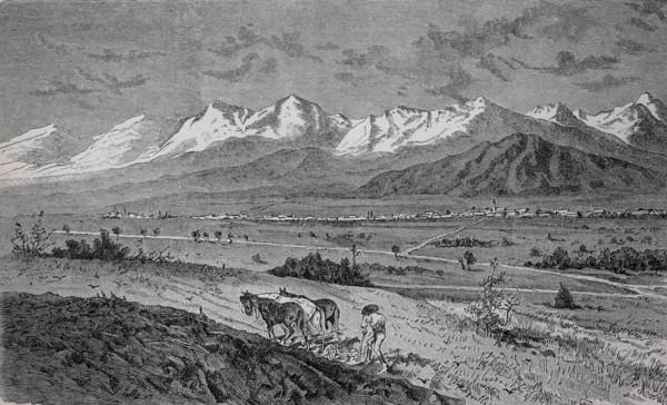 The High Tatras seen from the Spiš Plain