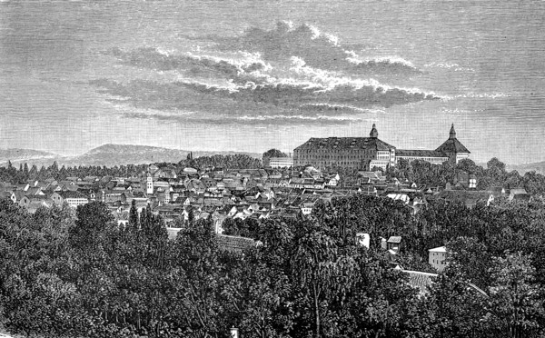 View of Gotha in Thuringia