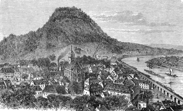 Town and fortress of Königstein in Saxony
