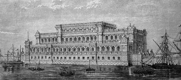 The stock exchange in Königsberg