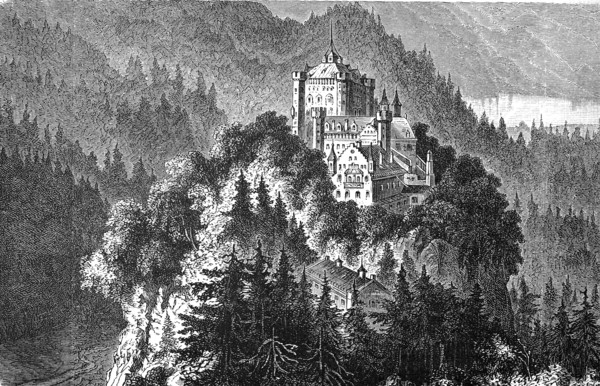 Hohenschwangau Castle near Füssen in Ostallgäu