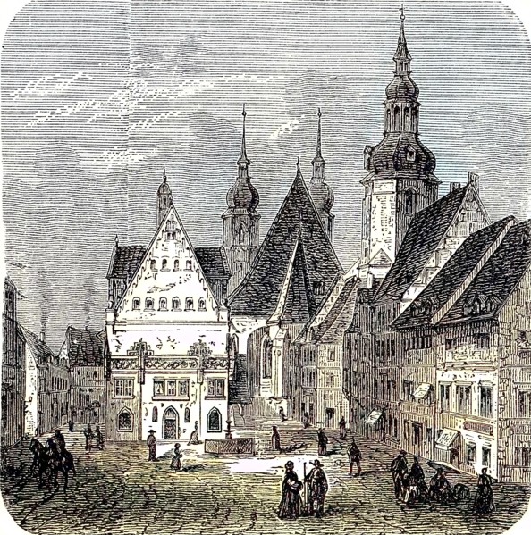 The market place of Eisleben