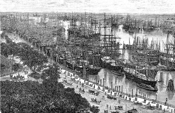 The port of Hamburg