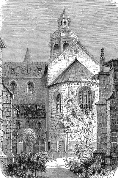 The thousand-year-old rose bush at the cathedral of Hildesheim
