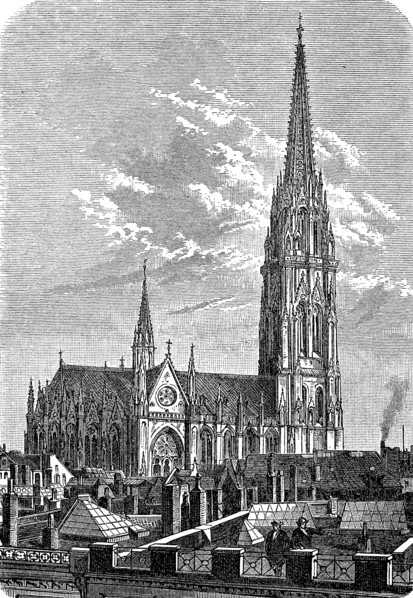 The Church of St. Nicholas in Hamburg