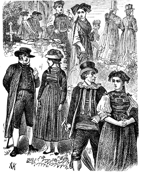 Folk costumes from the Black Forest