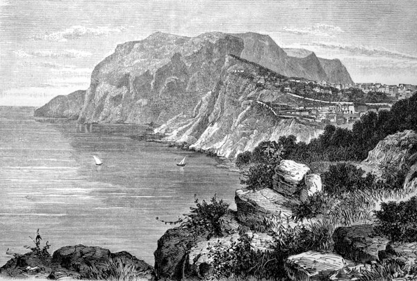 The island of Capri in Italy