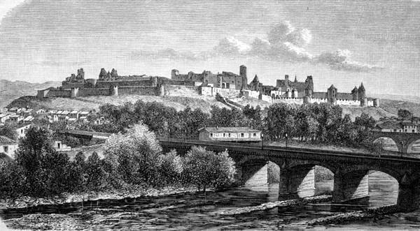 Carcassonne in the south of France