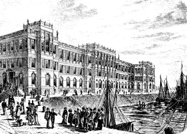 The new academy of arts in Düsseldorf