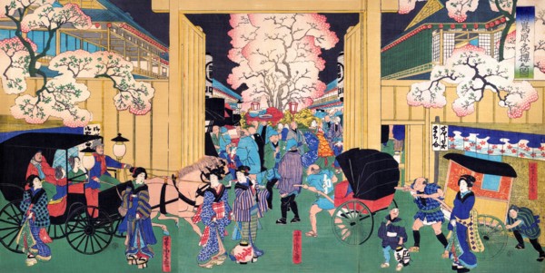 Cherries at Night at New Shimabara