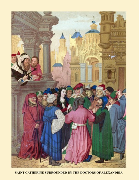 Saint Catherine Surrounded by the Doctors