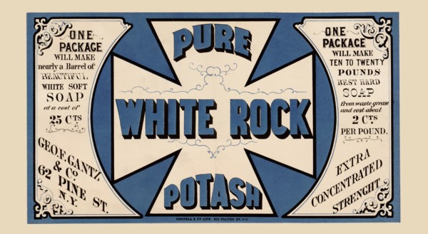 Pure White Rock Potash
