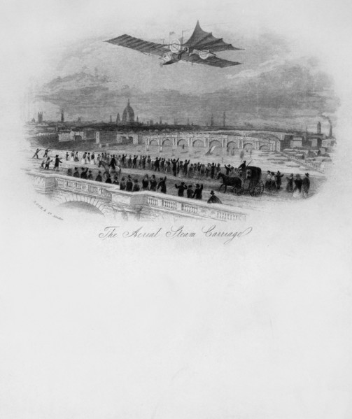 The aerial steam carriage