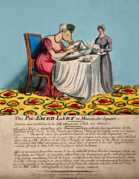 The pig-faced lady of Manchester Square