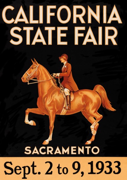 California State Fair, Sacramento, Sept. 2 to 9, 1933