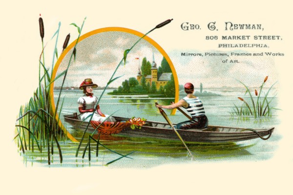 Geo G. Newman - Man Rowing