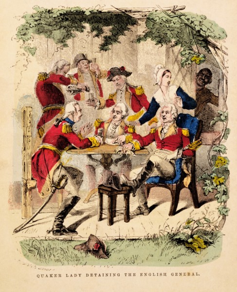 Quaker lady detaining the English general