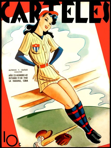 Female Baseball Star