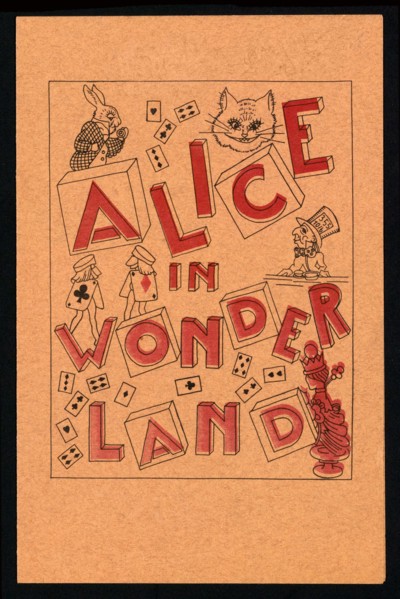 Alice in Wonderland Playbill