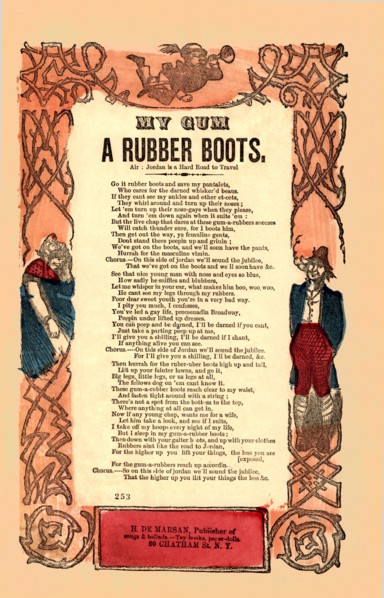 My gum: A rubber boots