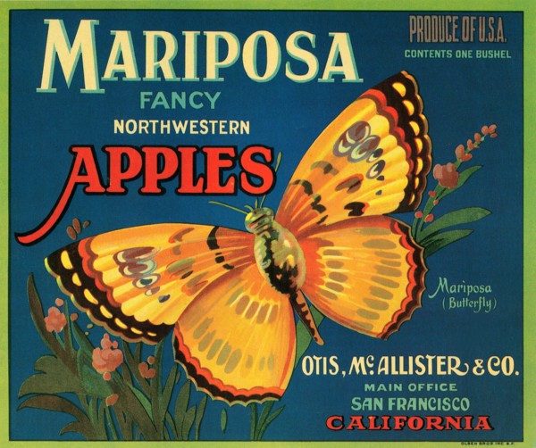 Mariposa Brand Apples
