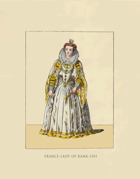 France - Lady of Rank 1581