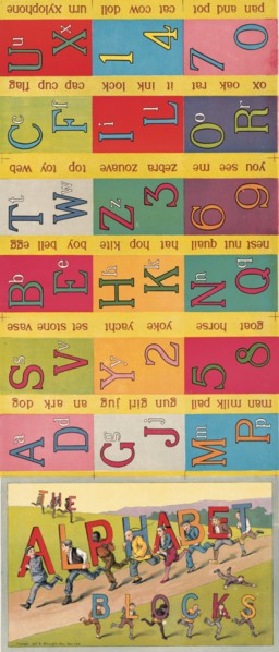 The alphabet blocks