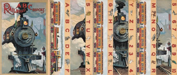The railroad, A B C blocks