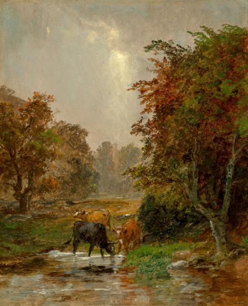 Cattle by a Stream, 1895