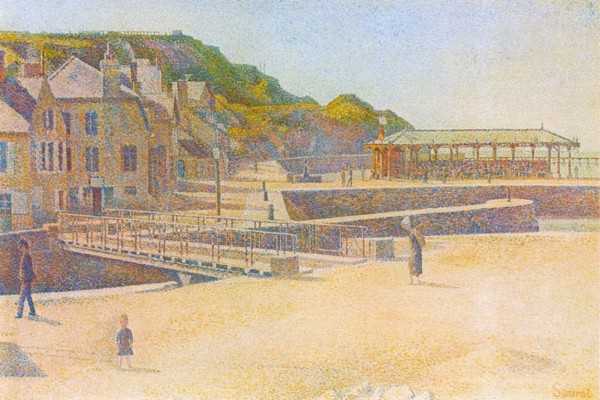 The Port & the quay at Bessin